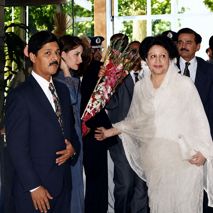 Khalida Zia, PM Bangladesh. Islamabad Marriott 1995